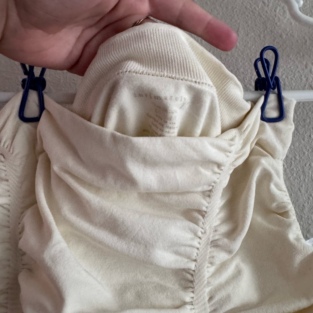 Free People Cream Ruched Tube Top - Picture 4 of 4